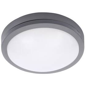 Stropní svítidlo Solight Siena, se senzorem, 20W, 1500lm, 4000K, IP54, 23cm šedé

