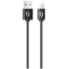 Kabel Aligator USB/USB-C, 1m černá barva
