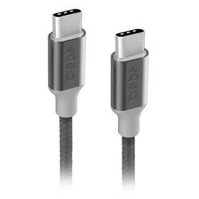 Kabel SBS USB-C/USB-C, PD, 25 W, 1,5 m černý


