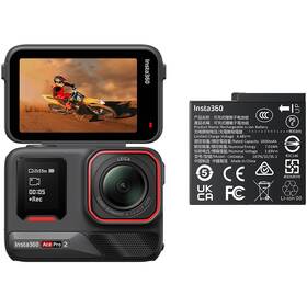 Outdoorová kamera Insta360 Ace Pro 2 + akumulátor černá

