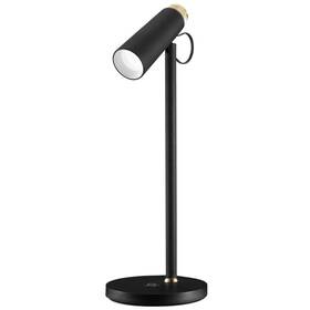 Stolní LED lampička IMMAX TIT, Qi nabíjení černá

