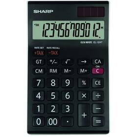 Kalkulačka Sharp EL124TWH černá/bílá

