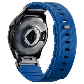 Řemínek Uniq Fluo magnetický na Garmin SmartWatch Quick Release/QuickFit 22mm modrý

