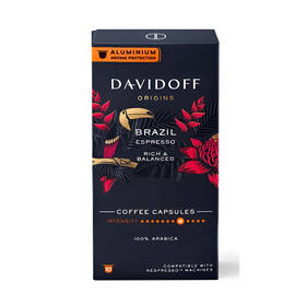 Kapsle pro espressa Davidoff Café Origins Brasil Espresso 55g (10 ks) 

