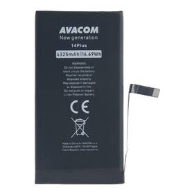 Baterie Avacom na Apple iPhone 14 Plus, Li-Ion 3,86V 4325mAh (náhrada A2850) černá

