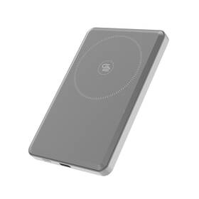 Powerbanka GoGEN MagSafe, Qi2, 5000mAh šedá

