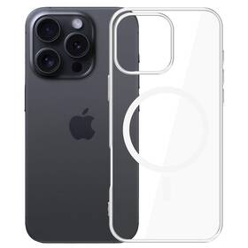 Kryt na mobil 3mk Clear MagCase na Apple iPhone 16 Pro Max průhledný

