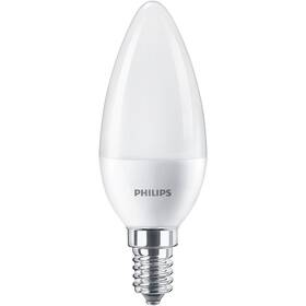 Žárovka LED Philips svíčka, 7W, E14, teplá bílá 

