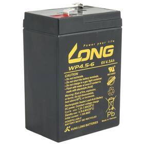 Olověný akumulátor Long 6V 4,5Ah F1 

