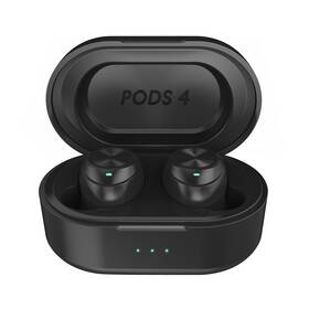 Sluchátka Niceboy Pods 4 černá barva

