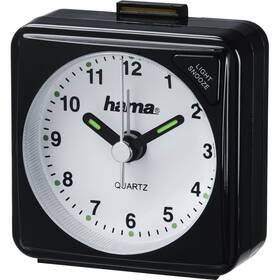 Budík Hama A50 černý/bílý

