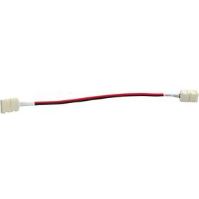 Kabel Solight propojovací, pro LED pásky 0,8cm, zacvakávací bílý

