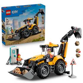 Stavebnice LEGO® City 60480 Žlutý nakladač s rypadlem 

