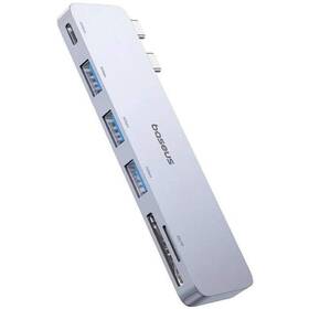 USB Hub Baseus UltraJoy Series 6-Port HUB Docking Station 2811-03 šedý

