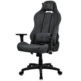 Herní židle Arozzi TORRETTA Soft Fabric v2 - tmavě šedá 

