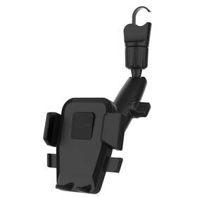 Držák na mobil FIXED Iconiq Mirror s nohou na zpětné zrcátko černý

