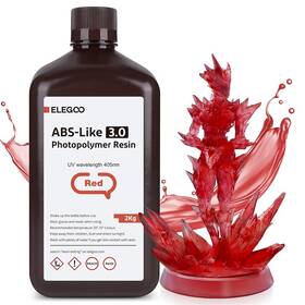 UV resin Elegoo ABS-likeV3 2kg červená

