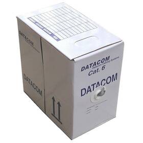 Kabel DATACOM UTP Cat.6, 305m šedý

