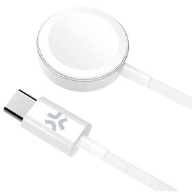 Nabíjecí kabel Celly na Apple Watch, USB-C bílý

