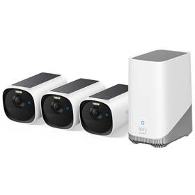 IP kamera Anker eufy E40 (3 ks + HomeBase 3) bílá

