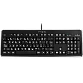 Klávesnice Connect IT CI-71 s velkým fontem, CZ černá

