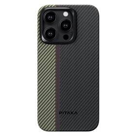 Kryt na mobil Pitaka Fusion Weaving MagEZ 4 600D na Apple iPhone 15 Pro Max černý

