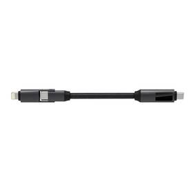 Kabel WG s magnetickou klíčenkou 3in1 černý

