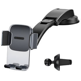 Držák na mobil Baseus Easy Control Clamp, s ramenem černý

