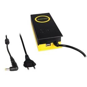 Napájecí adaptér PATONA pro notebooky MPC, Samsung, Toshiba, Winbook, 19V, 4,7A, 90W, konektor 5,5x3mm, výstup USB 

