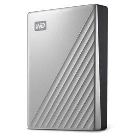 Externí pevný disk 2,5" Western Digital 4TB stříbrná barva
