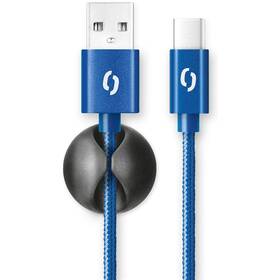 Kabel Aligator Premium USB/USB-C, 2m modrý

