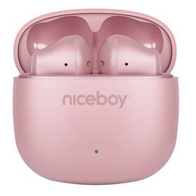 Sluchátka Niceboy Beans 4 POP růžová

