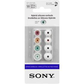 Náhradní špunty Sony silikonové koncovky bílé

