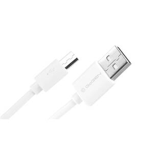Kabel GoGEN USB/micro USB, 2m bílý

