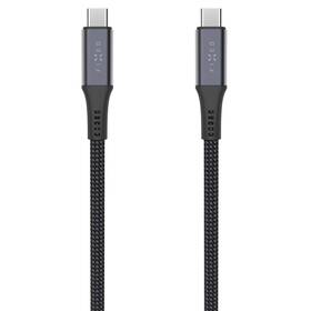 Kabel FIXED USB-C/USB-C, PD 3.1, 240W, 1,2 m šedý

