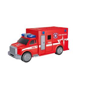 Dodávka ENNIUS Hasiči 1:20 červená

