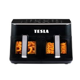 Fritéza horkovzdušná Tesla DualZone Q460 XXL černá barva
