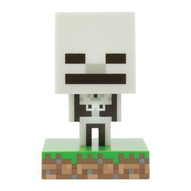 Dekorativní LED Paladone Icon Light Minecraft - Skeleton šedé/zelené

