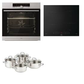 Set výrobků Mora VTS 775 BX + VDIS 655 FF + nádobí černý/nerez

