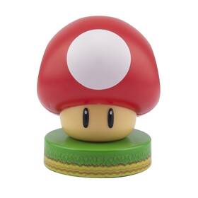 Dekorativní LED Paladone Icon Light - Super Mario Houba červené/zelené

