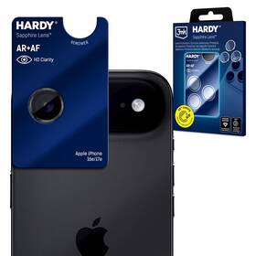 Ochranné sklo čočky fotoaparátu 3mk HARDY Sapphire Lens safírové na Apple iPhone Air černé

