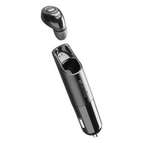 Handsfree CellularLine Mini se základnou, 2x USB černé

