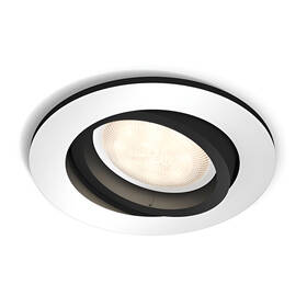 Vestavné svítidlo Philips Milliskin White Ambiance Spot, 1x 4,2 W, kulaté hliník

