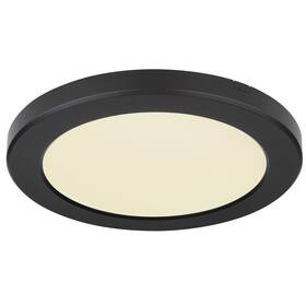 Stropní svítidlo GLOBO Lasse, kruh, 22 cm, LED, 18W černé

