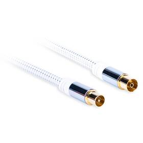 Koaxiální kabel AQ 3m bílý

