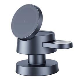 Bezdrátová nabíječka WG 4v1 Mush8oom šedá barva
