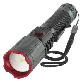 Svítilna EMOS LED NABÍJECÍ KOV. MEDIUM 1200lm, 2200 mAh černá/kovová

