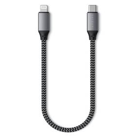 Kabel Satechi USB-C/Lightning 25cm šedý

