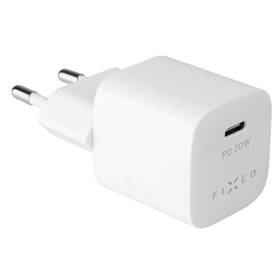 Nabíječka do sítě FIXED Mini USB-C PD, 30W bílá

