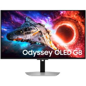 Herní monitor Samsung Odyssey G8 (G80SH) stříbrný

